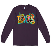 Plum texas summer Long Sleeve Tee - texasbilliewilder