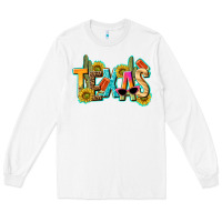 White texas summer Long Sleeve Tee - texasbilliewilder