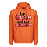 Carrot bad bitch with bad anxiety Premium Hoodie - MaliasSmallBusiness