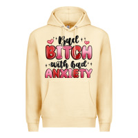 Pina Colada bad bitch with bad anxiety Premium Hoodie - MaliasSmallBusiness
