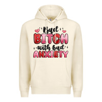 Tofu bad bitch with bad anxiety Premium Hoodie - MaliasSmallBusiness