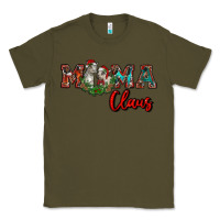 Army Green mama claus Classic Tee - RanaPortraitStore