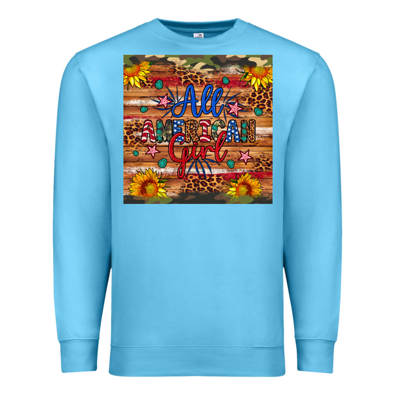All American Girl Premium Sweatshirt by Artiststas | Teevron