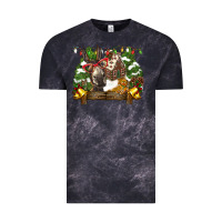 Cloud Black christmas donkey candy house Vintage Tee - BarkalooDesign