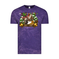 Cloud Purple christmas donkey candy house Vintage Tee - BarkalooDesign