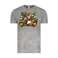 Cloud Rock christmas donkey candy house Vintage Tee - BarkalooDesign