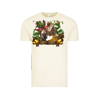 Vintage Arctic christmas donkey candy house Vintage Tee - BarkalooDesign
