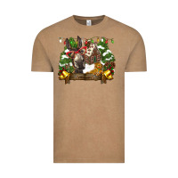 Vintage Coffee christmas donkey candy house Vintage Tee - BarkalooDesign