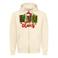 Sandshell Christmas lala claus Zipper Hoodie - FaDigitalArtStudio