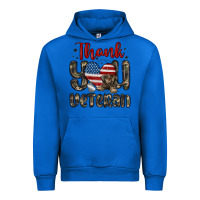 Cobalt thank you veteran Urban Hoodie - MaliasSmallBusiness