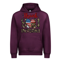 Mauve Wine thank you veteran Urban Hoodie - MaliasSmallBusiness