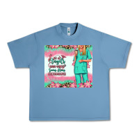 Pebble Blue not all angels have wings blonde nurse Urban Heavy Tee - RanaPortraitStore