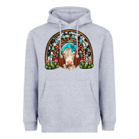Heather Grey hereford rainbow Heavyweight Hoodie - JahusDesignShop