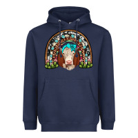 Navy hereford rainbow Heavyweight Hoodie - JahusDesignShop