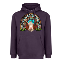 Plum hereford rainbow Heavyweight Hoodie - JahusDesignShop