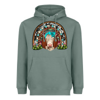 Sage hereford rainbow Heavyweight Hoodie - JahusDesignShop