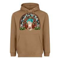 Toasted Coconut hereford rainbow Heavyweight Hoodie - JahusDesignShop