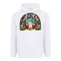 White hereford rainbow Heavyweight Hoodie - JahusDesignShop