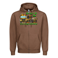 Chestnut Be Nice To The Bus Driver It's A Long Walk Home Zipper Hoodie - CowhideDigitalArt