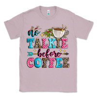Lilac no talkie before coffee Classic Tee - Zillion Design Studio