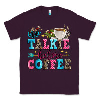 Plum no talkie before coffee Classic Tee - Zillion Design Studio