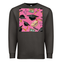 Smoke pink glitter graduation seamless pattern Premium Sweatshirt - BundleAndBundleShop