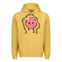 Antique Gold brain Premium Hoodie - MaliasSmallBusiness