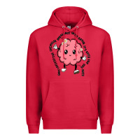 Cardinal brain Premium Hoodie - MaliasSmallBusiness