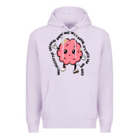 Lilac brain Premium Hoodie - MaliasSmallBusiness