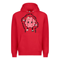Red brain Premium Hoodie - MaliasSmallBusiness