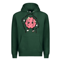 Sports Green brain Premium Hoodie - MaliasSmallBusiness