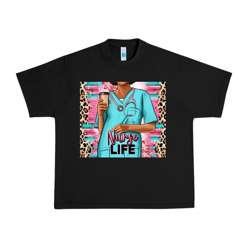 Nurse Life Afro Woman Urban Heavy Tee by RanaPortraitStore | Teevron