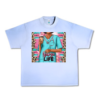 Grape Ice nurse life afro woman Urban Heavy Tee - RanaPortraitStore
