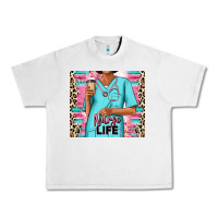 Lunar Rock nurse life afro woman Urban Heavy Tee - RanaPortraitStore
