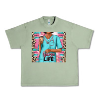 Oil Green nurse life afro woman Urban Heavy Tee - RanaPortraitStore