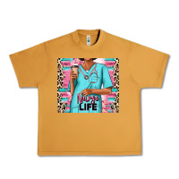 Peanut Butter nurse life afro woman Urban Heavy Tee - RanaPortraitStore