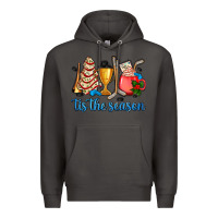 Smoke tis the season hockey and Christmas Premium Hoodie - AdoDesignShop