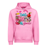 Fuchsia Pink little miss fifth grade Urban Hoodie - NancyCooperArtShop