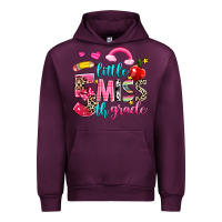 Mauve Wine little miss fifth grade Urban Hoodie - NancyCooperArtShop