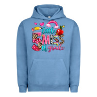 Pigment Pebble Blue little miss fifth grade Urban Hoodie - NancyCooperArtShop