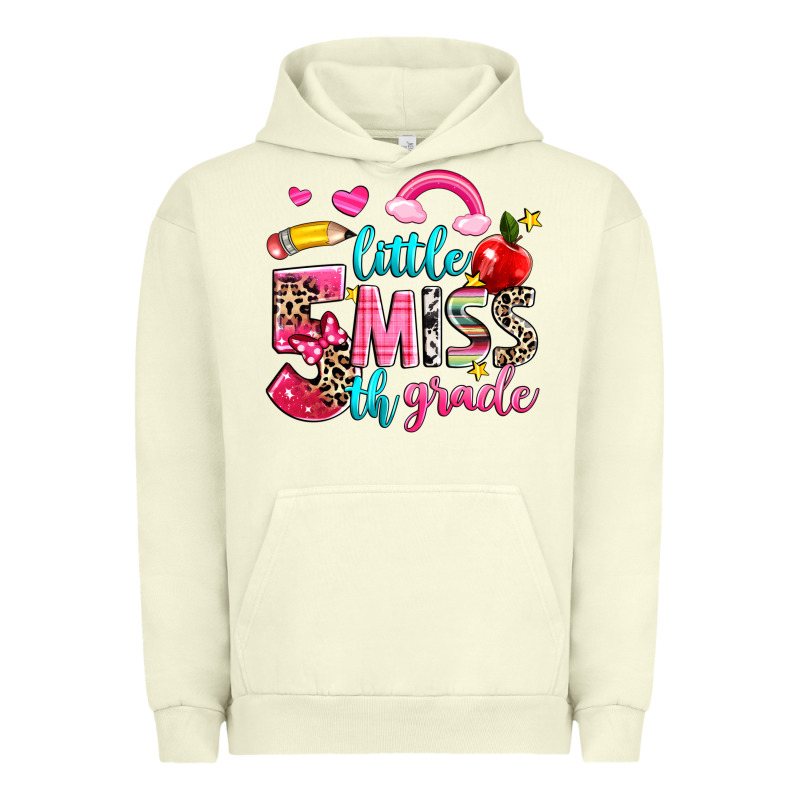 Little Miss Fifth Grade Urban Hoodie by NancyCooperArtShop | Teevron