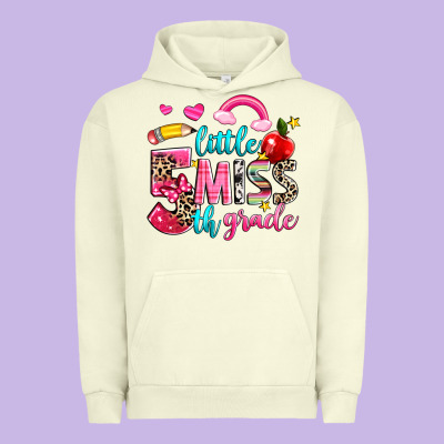 Little Miss Fifth Grade Urban Hoodie Designed By Nancycooperartshop