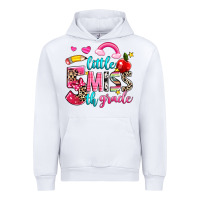 White little miss fifth grade Urban Hoodie - NancyCooperArtShop