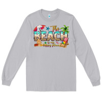 Moon Dust the beach is my happy place Long Sleeve Tee - texasbilliewilder