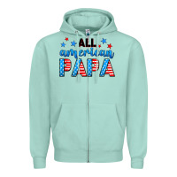 All American Papa Zipper Hoodie | Teevron