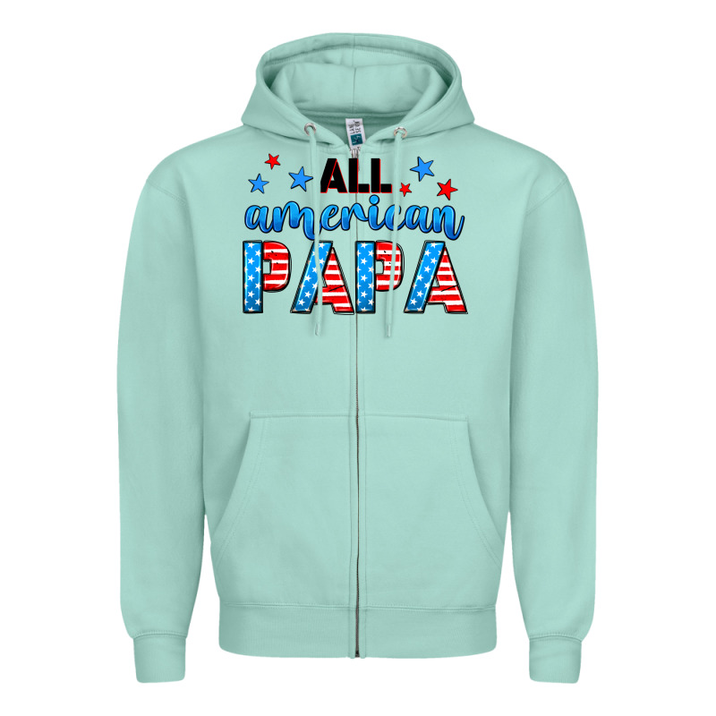 All American Papa Zipper Hoodie by Neo Western | Teevron