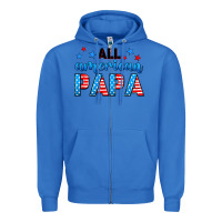 True Royal All American papa Zipper Hoodie - Neo Western