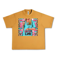 Peanut Butter nurse life blonde woman Urban Heavy Tee - RanaPortraitStore