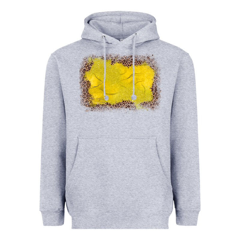 Gemstone Yellow Leopard Background Heavyweight Hoodie by JahusDesignShop | Teevron