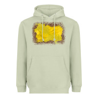 Matcha gemstone yellow leopard background Heavyweight Hoodie - JahusDesignShop